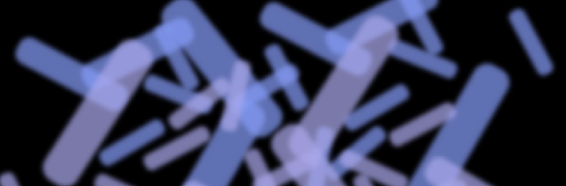 Ilustración. Sobre un fondo negro aparecen varias figuras rectangulares en tonos morados.