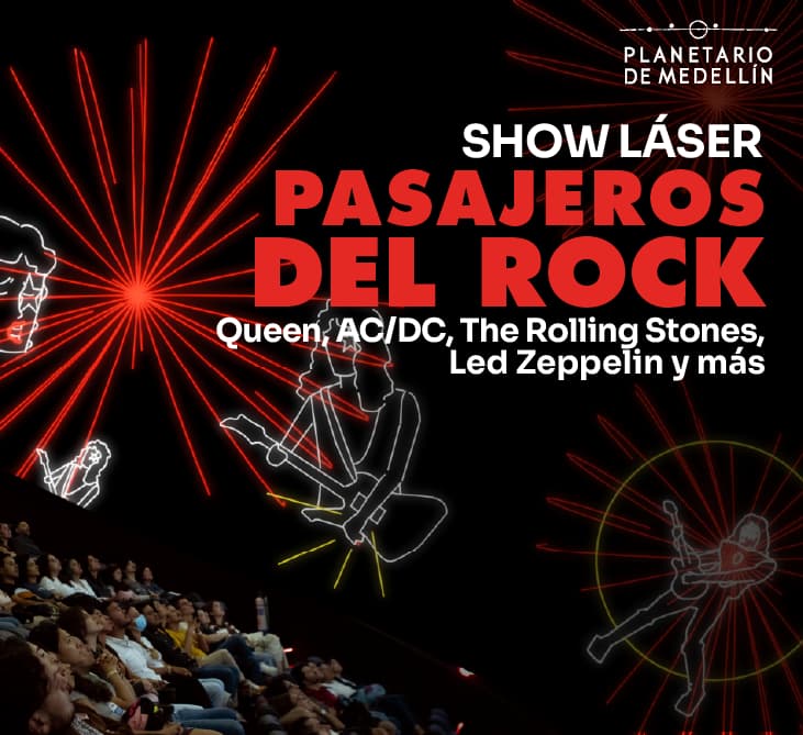Imagen de curso: Show láser: Pasajeros del rock